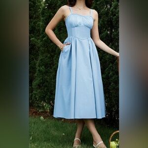 Scarlet Darkness • NWT • Blue Corset Dress